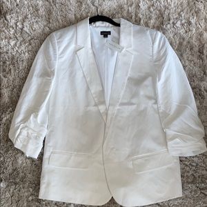 Ann Taylor Factory white blazer